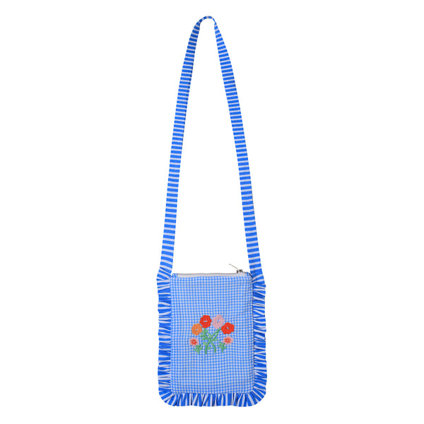 Cotton Crossover Bag Mini Vichy