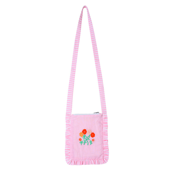 Cotton Crossover Bag Mini Vichy