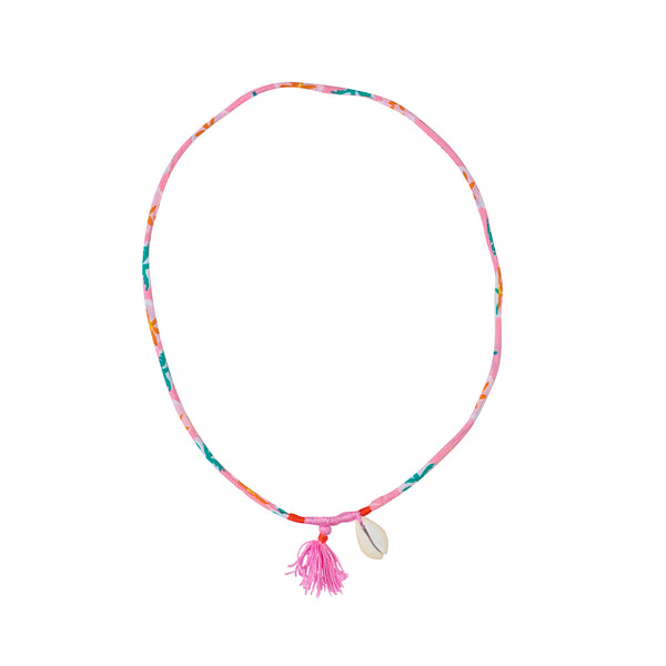 Cotton Tassel Piccolo Fiore Necklace