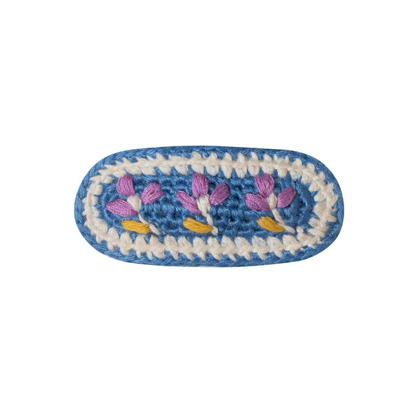 Crochet Embroidered Hair Clip -1pc
