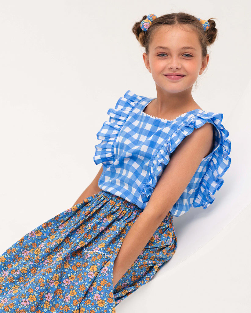 [PRE-ORDER] Kidsagogo Freja Top, Lime Blossom main image 0