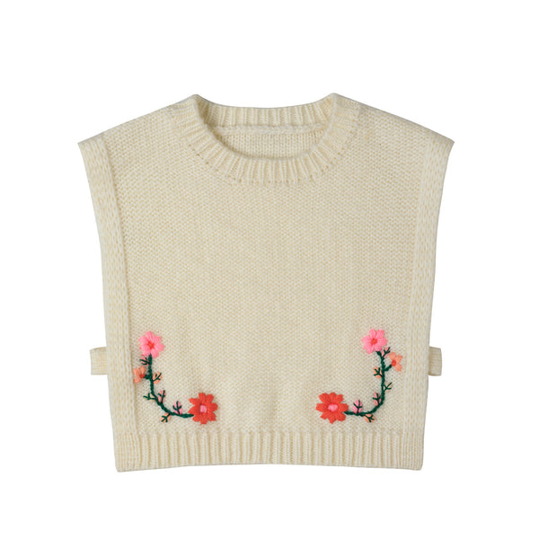 Embroidered Knit Vest