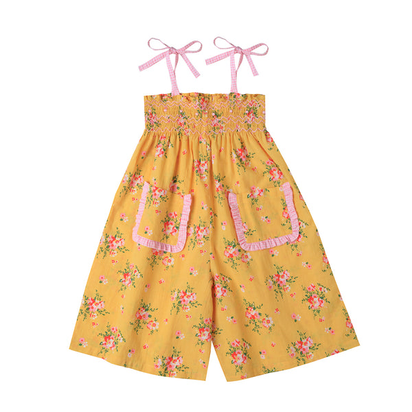 Enola Smock Jumpsuit Pretty Posie