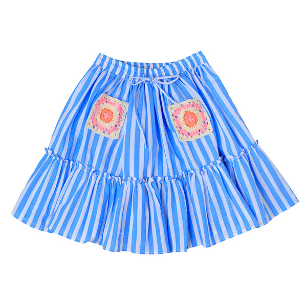 Katy Pocket Skirt Stripe