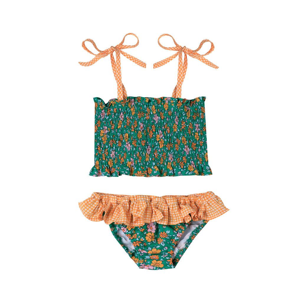 [PRE-ORDER] Kidsagogo Fiorelle Top, Meadow Green main image 1
