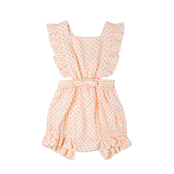 Honey Romper Polkadot