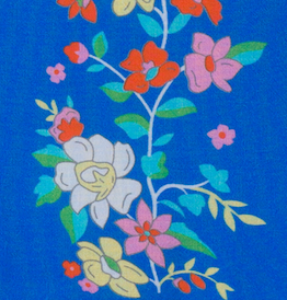Embroidered Straw Hat Vite Fiorita