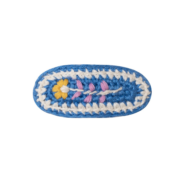 Crochet Embroidered Hair Clip -2pc