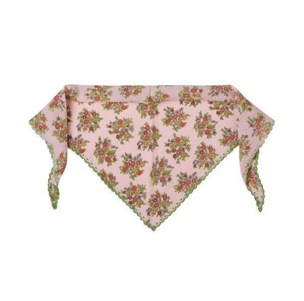 Embroidered Trim Scarf
