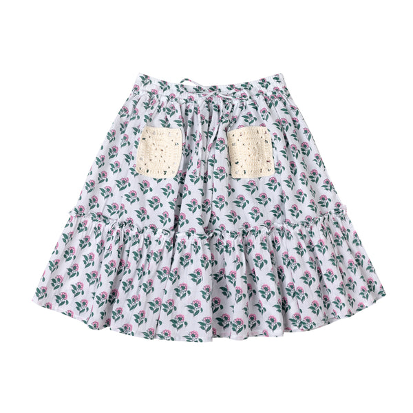 Katy Pocket Skirt Little Flower